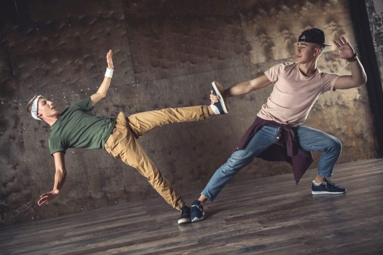 Young students enjoying street dancing class in Galway studio